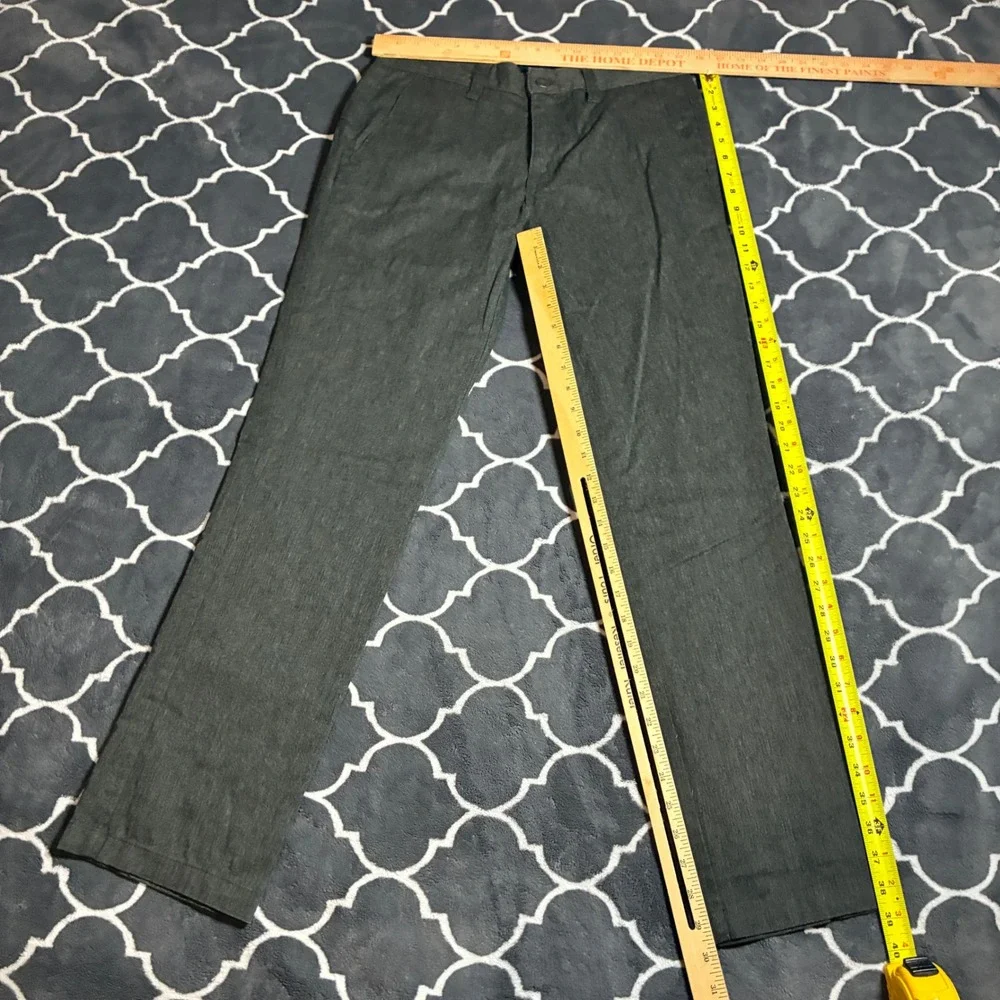 Volcom Frickin Modern Fit Chino Pants Mens 30 Charcoal Gray Heather A11313S1